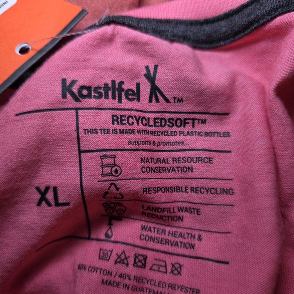 Women's Pink V-Neck Graphic Tee - Logo Front - Picture 4 of 6